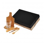 Brinde Kit Para Caipirinha Em Bambu - 0,35 L - 6 Pçs + Caixa Personalizada