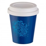 Brinde Copo Plástico para Café e Chá com Tampa 430 ml