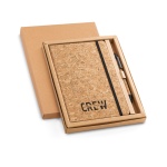 Brinde Kit Escritório Eco Contendo 01 Caderno 14x 21 cm  e caneta