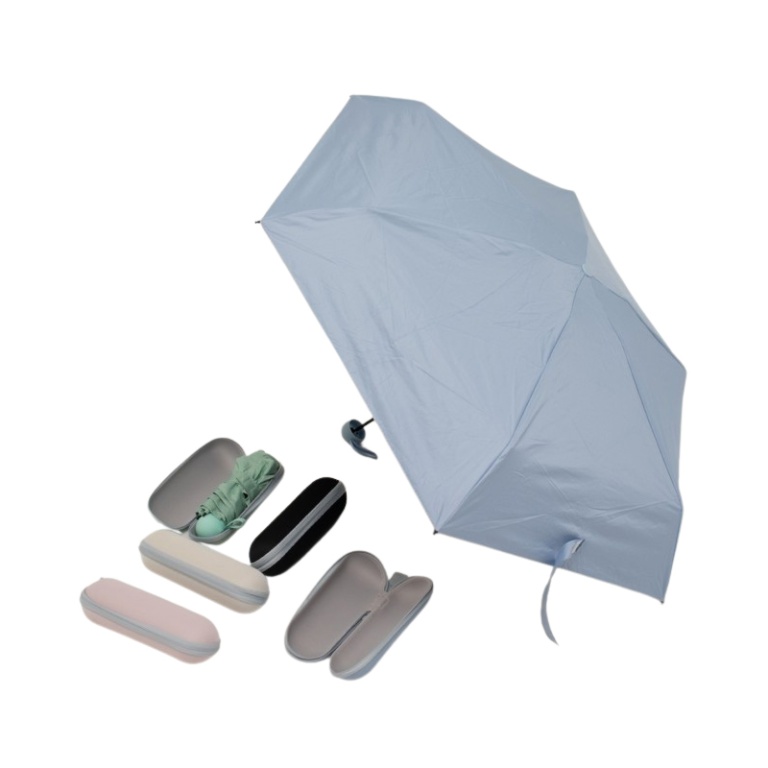 Brinde Guarda-chuva Compacto de 6 Varetas com Estojo