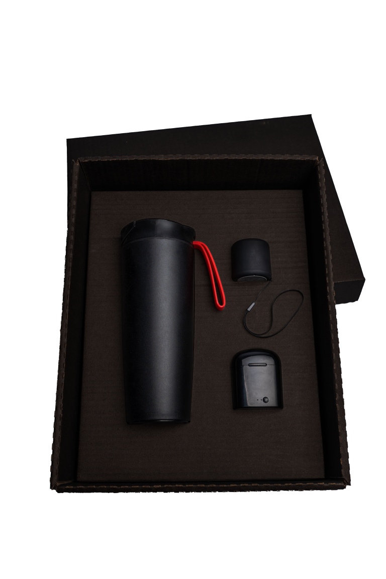 Brinde Kit Fone Bluetooth, Caixa de Som e Copo Antiqueda